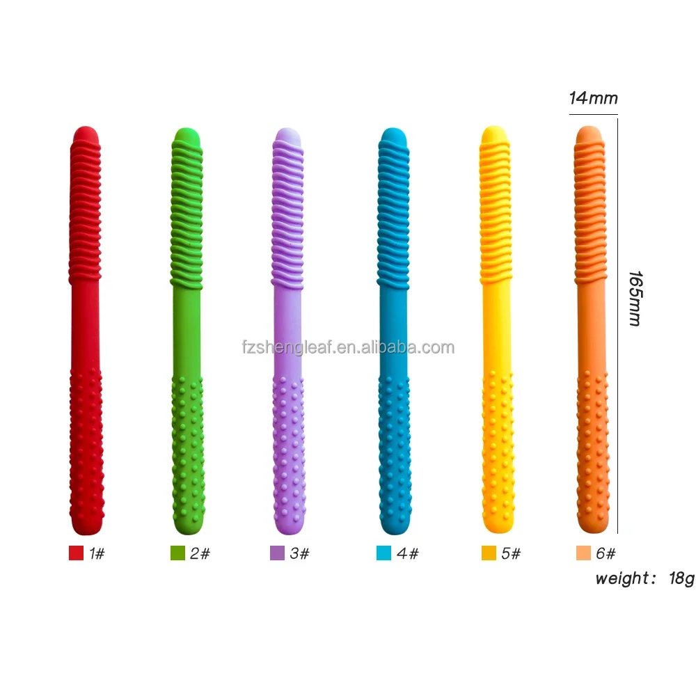 product baby teether silicone teether toy bpa free food grade sensory soft soothing infant chew toy necklace for teething relief baby-3