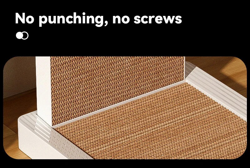 New Hot Selling Vertical L-shaped Cat Scratching Board Corrugated Paper Wear-resistant Cat Toy Pet Supplies supplier