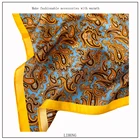 Scarf Scarves Adult Fashion Elegant Customized Color 100% Printed Silk Scarf 53cm*53cm Custom Printing Silk Scarves