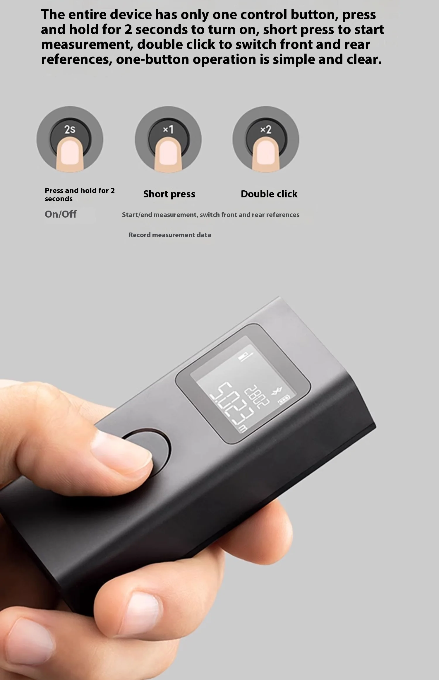 xiaomi smart laser distance meter -1