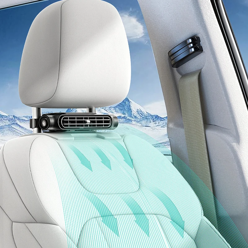 Car Seat Ventilation Fan, USB, 15 W, ABS - detail 8