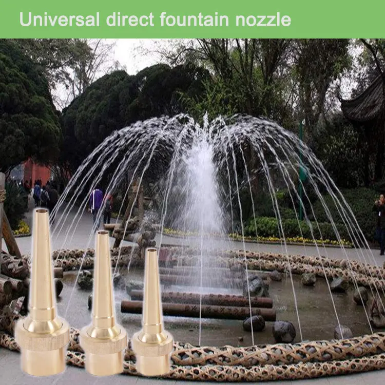Modern Brass Head Fire Sprinkler Nozzle Stainless Steel Garden Fountain Product for Fire Protection & Garden Decoration factory