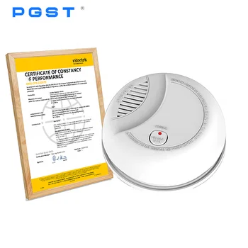 PGST PA 437EN CE Smart Smoke Detector Independent Smoke Heat Sensor Fire Alarm System EN14604 Certified Smoke Co Combo Alarm