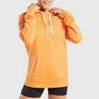 Cotton Hoodie Women OEM Custom 69% Cotton 31% Polyester Plain Blank Basic Training Hoodie For Women