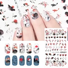 Nail Art Nail Art Sticker Water Decals Gold Leaves Flower Pattern Nail Tattoo Manicure Sticker For Nail Tips