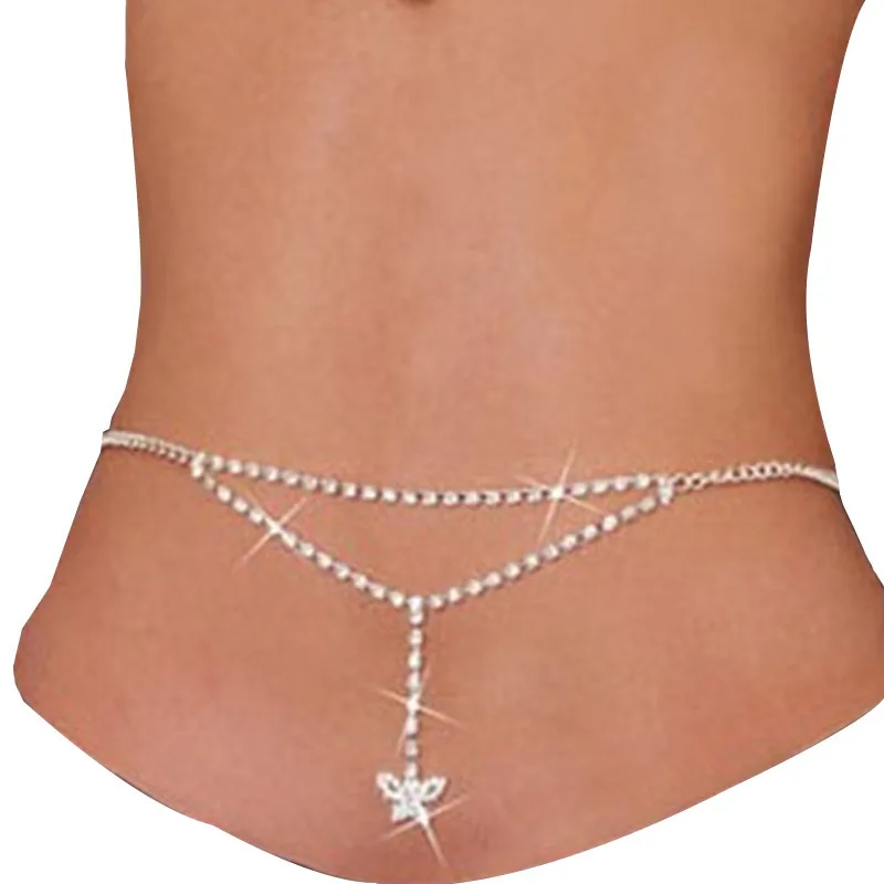 belly chain silver
