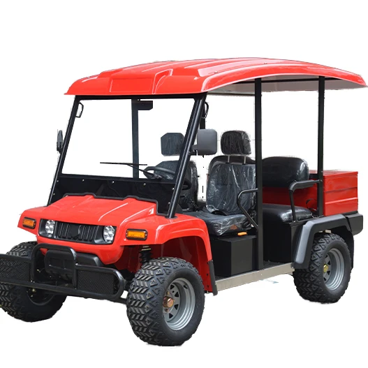 Electric Utility 6-seater Golf Cart Steal Material Golf Cart