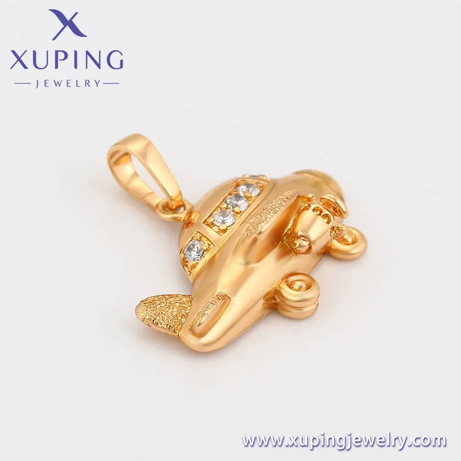 A00894432 xuping jewelry Wholesale Creative Design Fashion Dreamliner Pendant Zircon 18K Gold Plated Pendant
