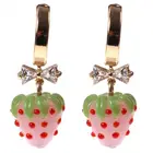 Cz Stone Earrings Jewelry 16k Gold Plated Brass White Cz Stone Stud Fashion Earrings For Women 2021