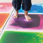 Children Toys Educational Education Mat 2021 Hot Sell Children Toys Educational Liquid Sensory Mat 12''x12''