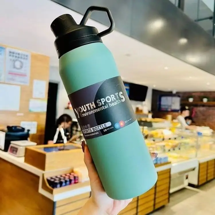 32 OZ Double Wall Insulated Stainless Steel Water Bottle 1L Flask Vacuum Water Bottle Gym Sports botella de agua