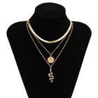 Snake Creative Snake-shaped Micro-inlaid Snake Bone Chain Sweet And Cool Street Style Pendant Necklace