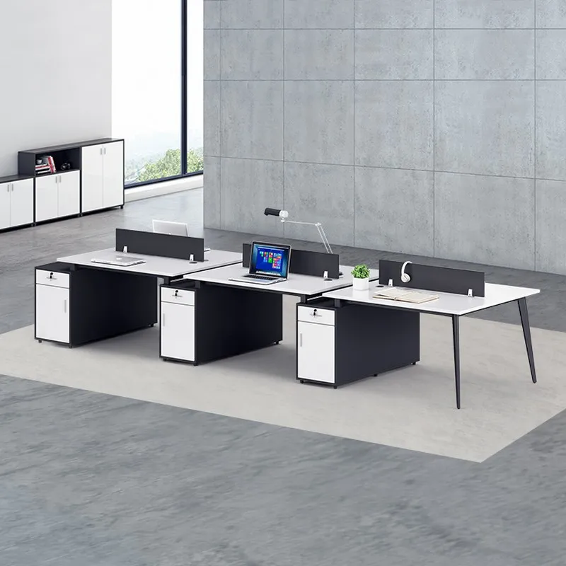 Computer Modern Adjustable Luxury Pc Wooden Furniture Manager White Table Executive Office Desk