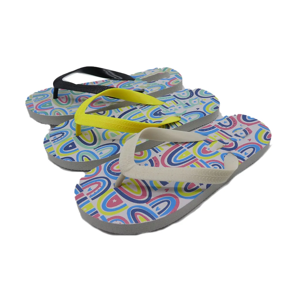Irregular Printing Flip Flop Sandals For Beach Pool Slipper Outdoor And Indoor Slipper