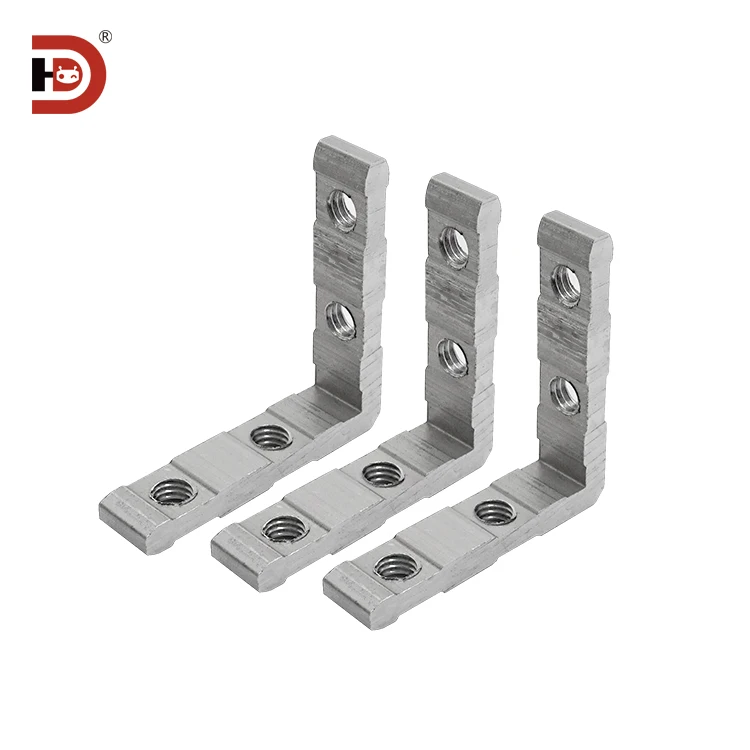 45 Degree Aluminum Profile Accessory 1530 Corner groove Connector 2040 Built-in Fixator 304040 Corner Piece supplier