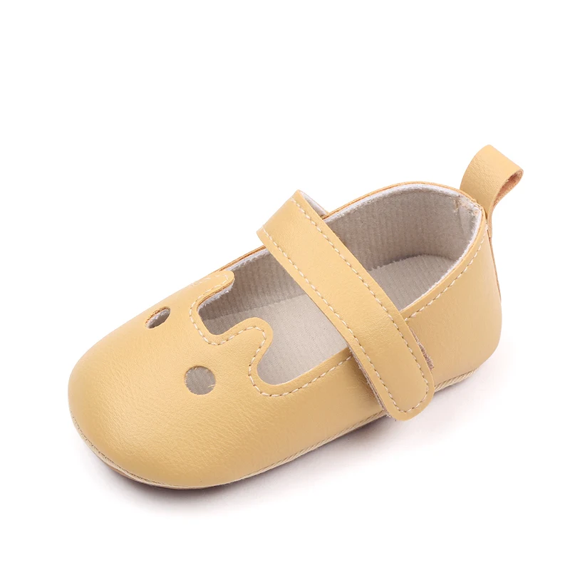 Spring and Autumn New Female Baby Shallow Mouth Hole Baotou Baby Soft Sole Walking Shoes factory