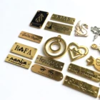 Logo USA Standard Environmental Custom Brand Name Engraved Clothing Zinc Alloy Tag Metal Logo Labels For Shoes