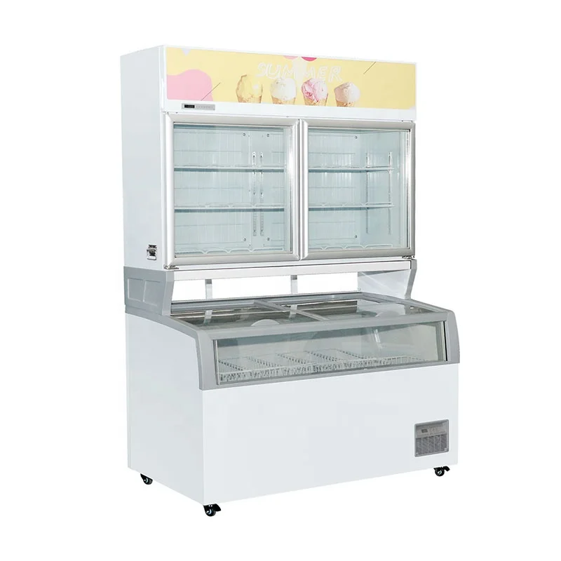 Supermarket General Used Chest Ice Cream Deep Freezer Price For Sale, View used ice cream