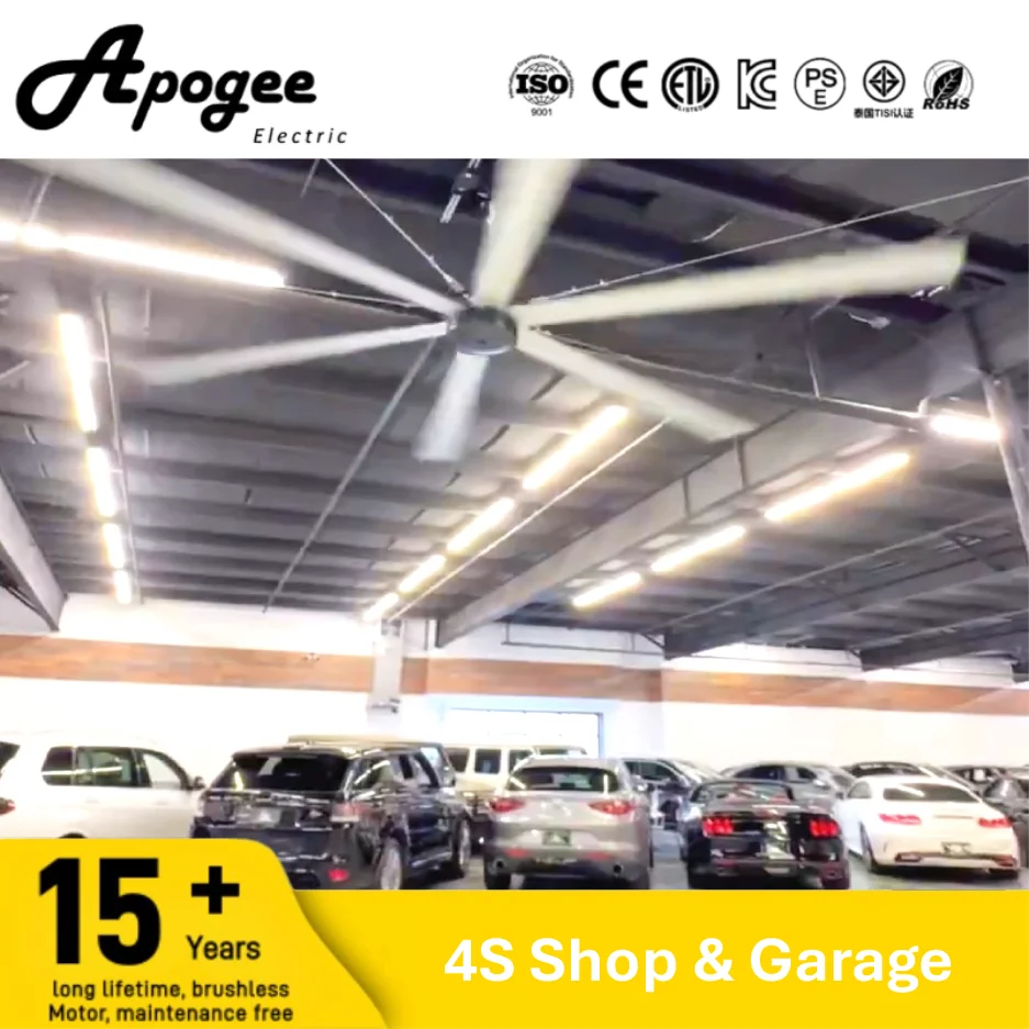 Ceiling Fan, HVLS, 220 V, 12500m³ - detail 16