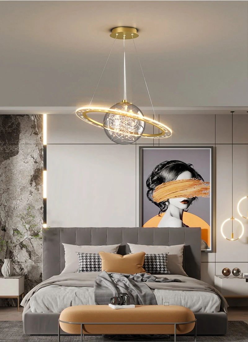 Modern, minimalist LED ceiling lamps