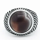 Rings Men Ring Ready To Ship Trendy 925 Sterling Silver Vintage Rings Men Ring