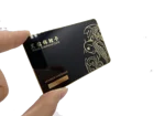 Black Cards Original Factory Matt Black Metal Business Cards Metal Playing Cards