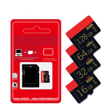 In Stock Custom OEM16G 32G 64G 128G 256G Class10 U3 Tf Flash Memory Sd Card for Mobile Phone Camera Amazon Ebay Seller