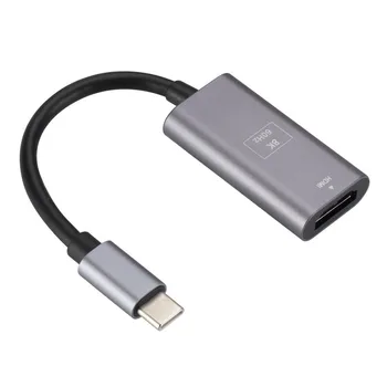 Type-C HDMI Adapter Cable 8K 2.1 Version High-Definition USB-C HDMI Screen Converter Expansion Compatible Audio 5mm Outer Stock!