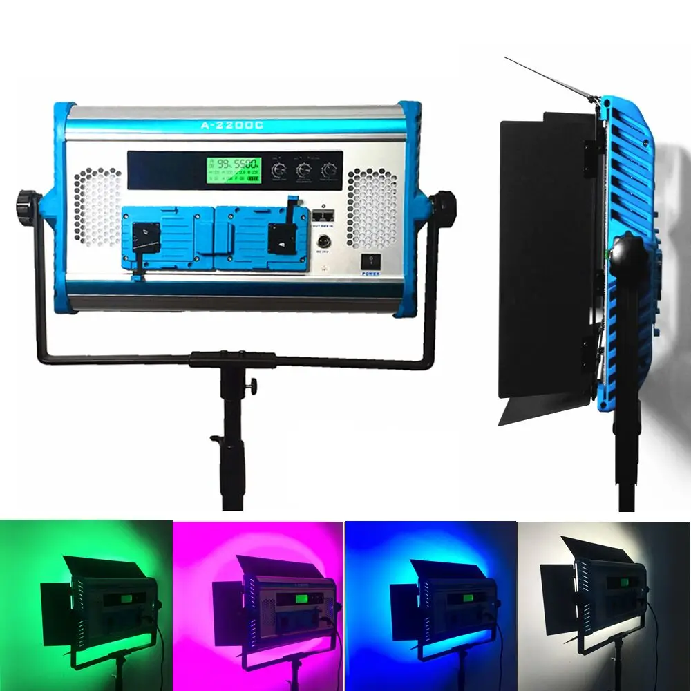 GL-3000C Portable Led Light Studio Equipment Live Film Lighting Camera Video Television Studio Equipment with Tripod Stand