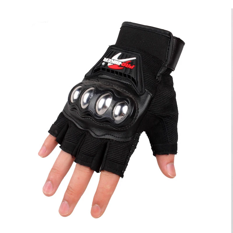 half cut riding gloves