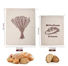 Bag Bags Cotton Bags Customized Linen Bread Gift Drawstring Linen Bag Reusable Cotton Linen Bags