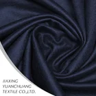 Fabric Coats Factory Cash Commodity Dark Blue Warm Plain Wool Cotton Blend Fabric For Winter Coats