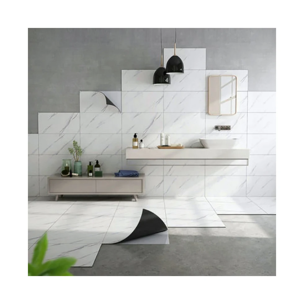 Self Adhesive Vinyl Marble Tiles 3d Wallpaper Waterproof For Kitchen  Bedroom Bathroom Countertop Wallpaper Sticker - Buy 3d Wallpaper,Wallpapers/wall  Coating,Self Adhesive Vinyl Product on 