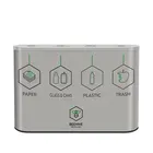Outdoor Furniture Outdoor Outdoor Steel High Quality Garbage Bin Urban Street Furniture