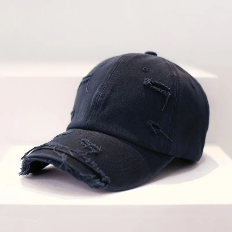 2024 Custom Embroidery 6 Panel Outdoor Sport Hat Cotton Blank Plain Baseball Cap Dad Hat;Good Quality Distressed Hats 5