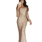 Dresses Dress The Latest Women Long Sleeve Evening Party Wear Dresses Tassel Maxi Dress