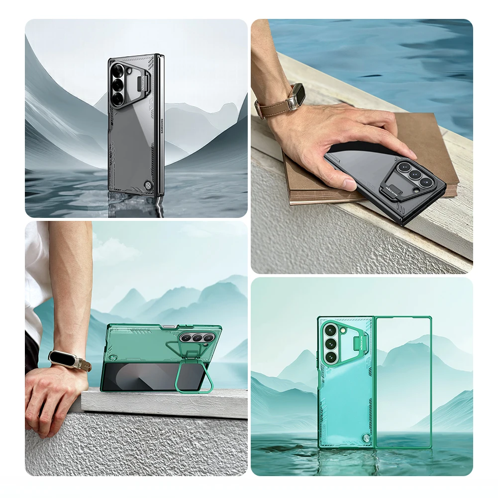 Nillkin Iceblade FoId Magnetic Case with Camera Kickstand for Samsung Z Fold 6- Black 10 for Samsung Z Fold 6 | Nillkin Kickstand for Samsung Z Fold 6- Black | for Samsung Z Fold 6 | Nillkin