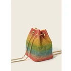 LIKEBAG fashion women handbags matching casual colorful rhinestone purse Shoulder Messenger Bag for Ladies
