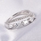 Rings Wedding Silver Manufacturer Professional Design Customized Silver Rings Jewelry Women Wedding Rings