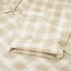 Sleepwear Wholesale Causal Turn Down Collar Cotton Women Girls Sleepwear Pajamas Set