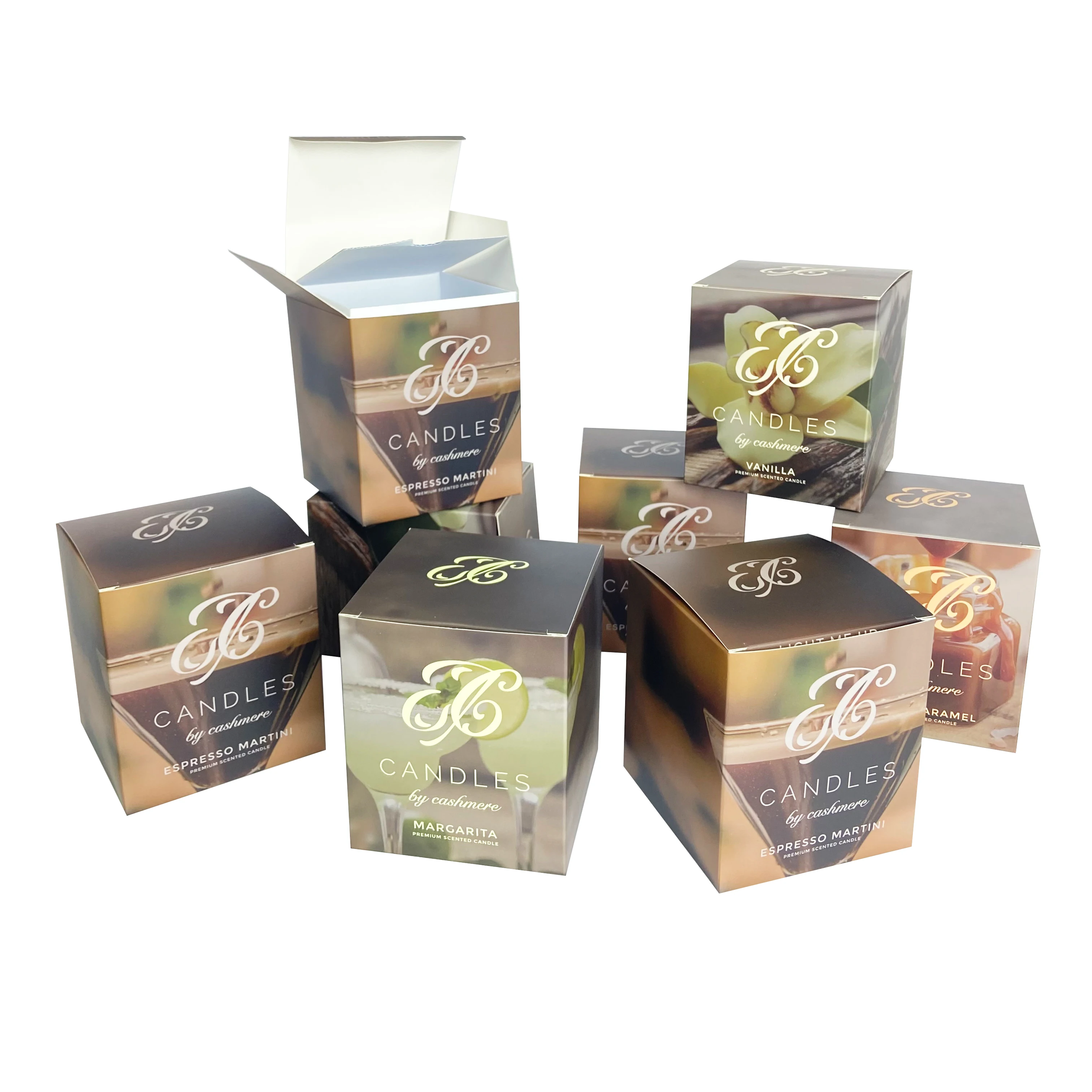 Luxury Rigid Box Candle with Lid with logo for Paper Tube Box and Insert manufacture