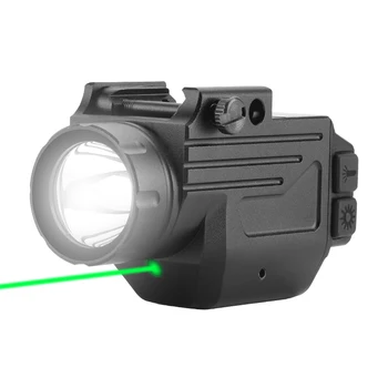 Gun Laser 1000 lumens Flashlight Combo Green Laser Sight Weapon gun Light with Picatinny Rail Pistol Handgun Glock air gun wea