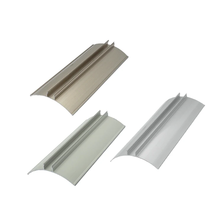 Food Workshop cleanroom Aluminum Profile 63 Inner Arc Clean Room Aluminum Alloy Internal Corner Pressure Line Skirting Line factory