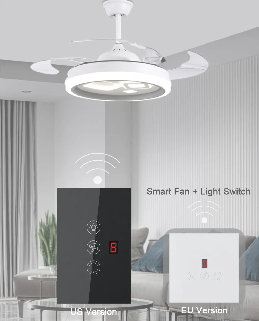 Fan, 4-Gang, 3-in-1, 5-Speed - detail 16