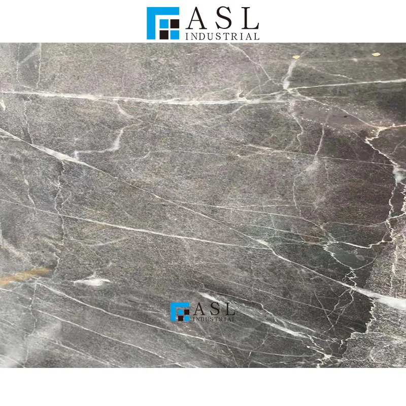 Factory direct dark grey marble slab