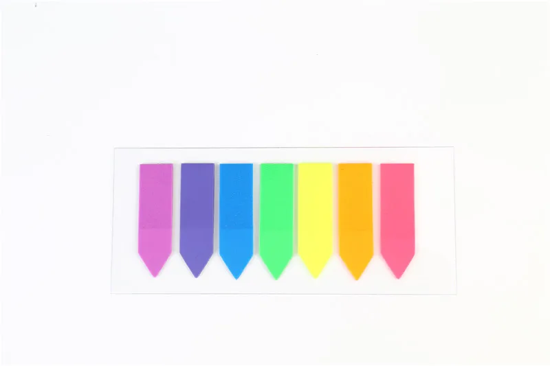 Post Note it Sticky Note Tabs Customized Colored Index Tabs Flags 100 Sheet Fluorescent Pet Sticky Notes