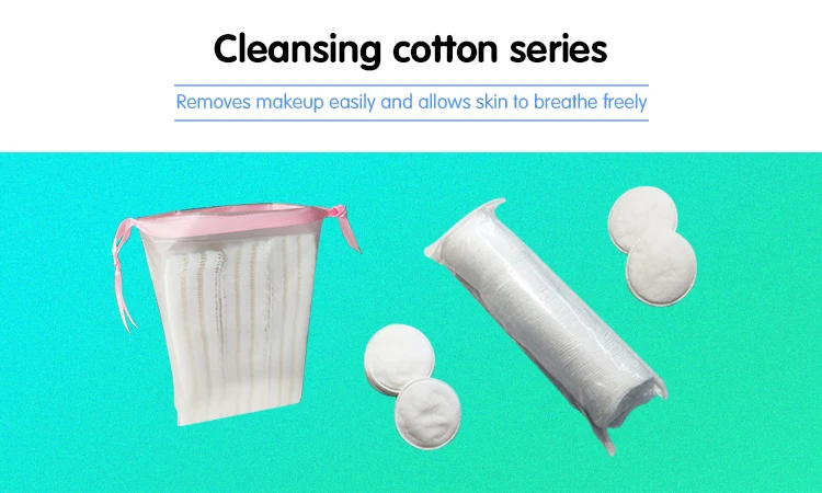 wholesale cotton facial makeup remover cotton pads disposable manufacturer biodegradable cotton pads