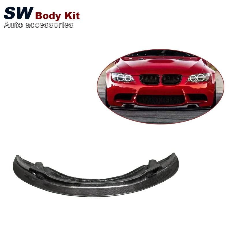 Carbon Fiber Gt4 Style Front Bumper Splitter For Bmw 3 Series E90 M3