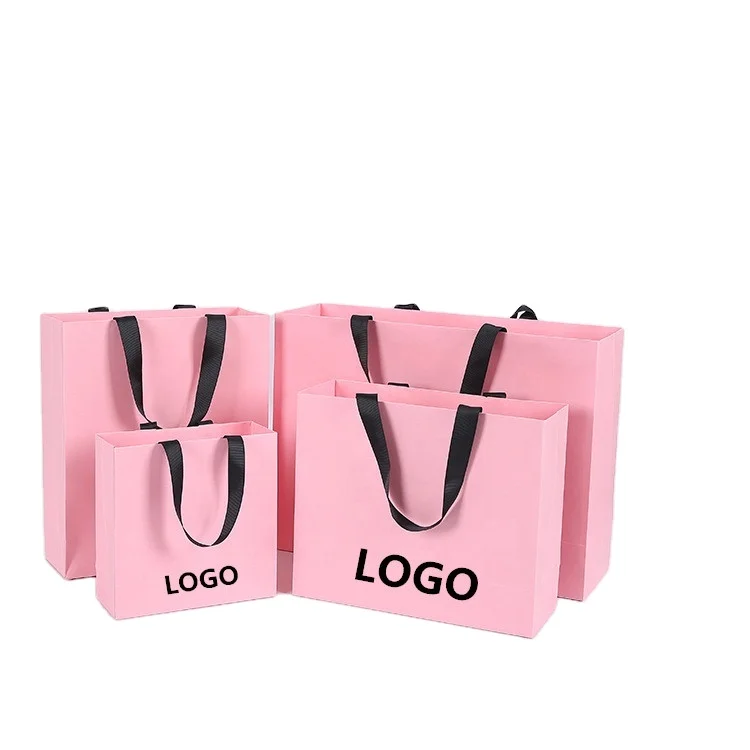 Matt Laminated White Paper Bag