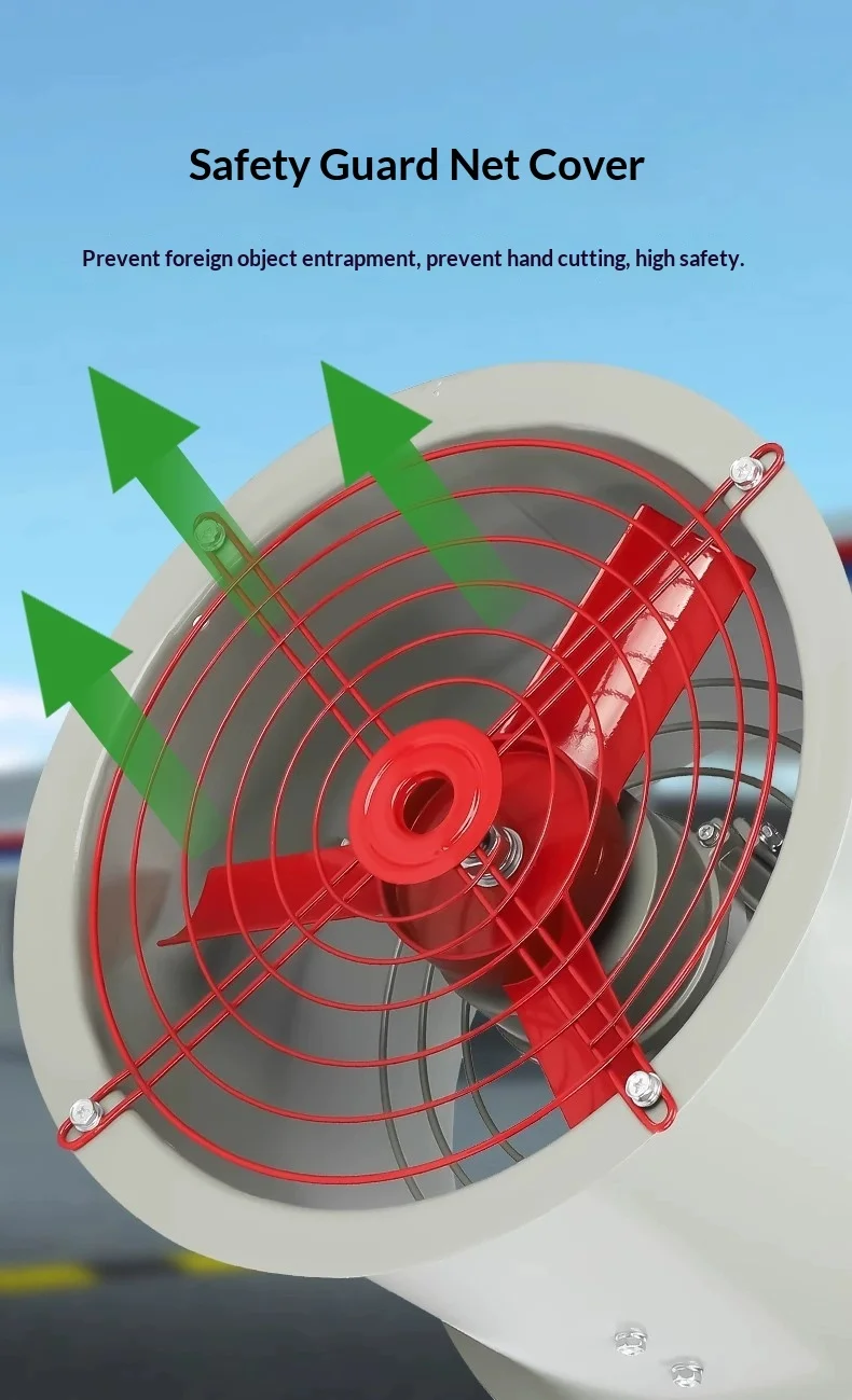 Explosion-proof Frp Axial Fan, Plastic, 220 V, Electric - detail 12